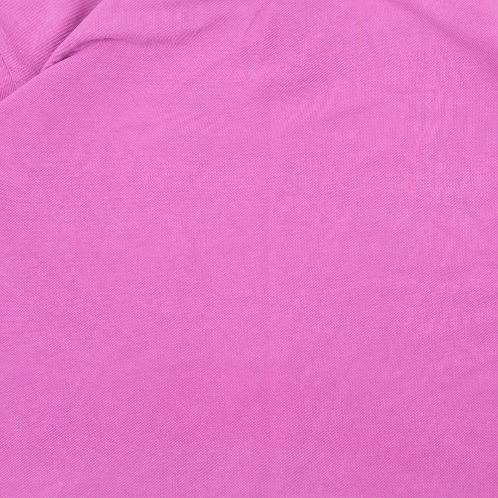Gap Womens Purple 100% Cotton Basic Polo Size M Collared