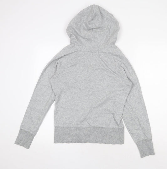 Denim & Co. Womens Grey Cotton Pullover Sweatshirt Size 10 Pullover