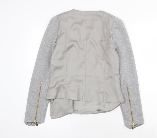 Snob Womens Green Jacket Size 8 Zip