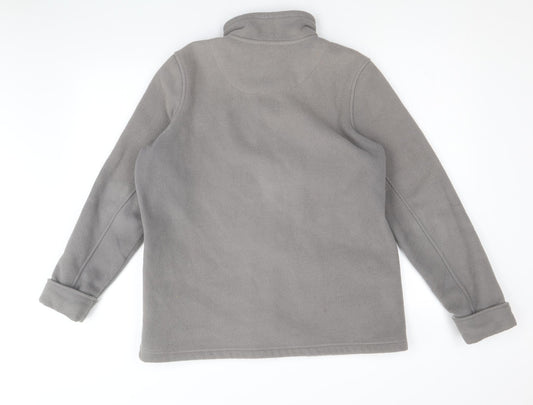 Marks and Spencer Womens Grey Jacket Size 14 Zip