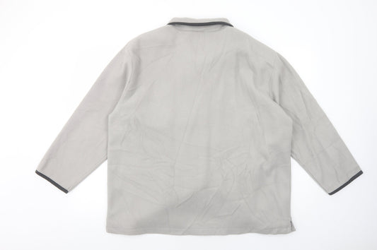 Preworn Womens Grey Jacket Size L Button