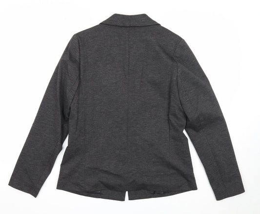 Dorothy Perkins Womens Grey Jacket Size 12 Button