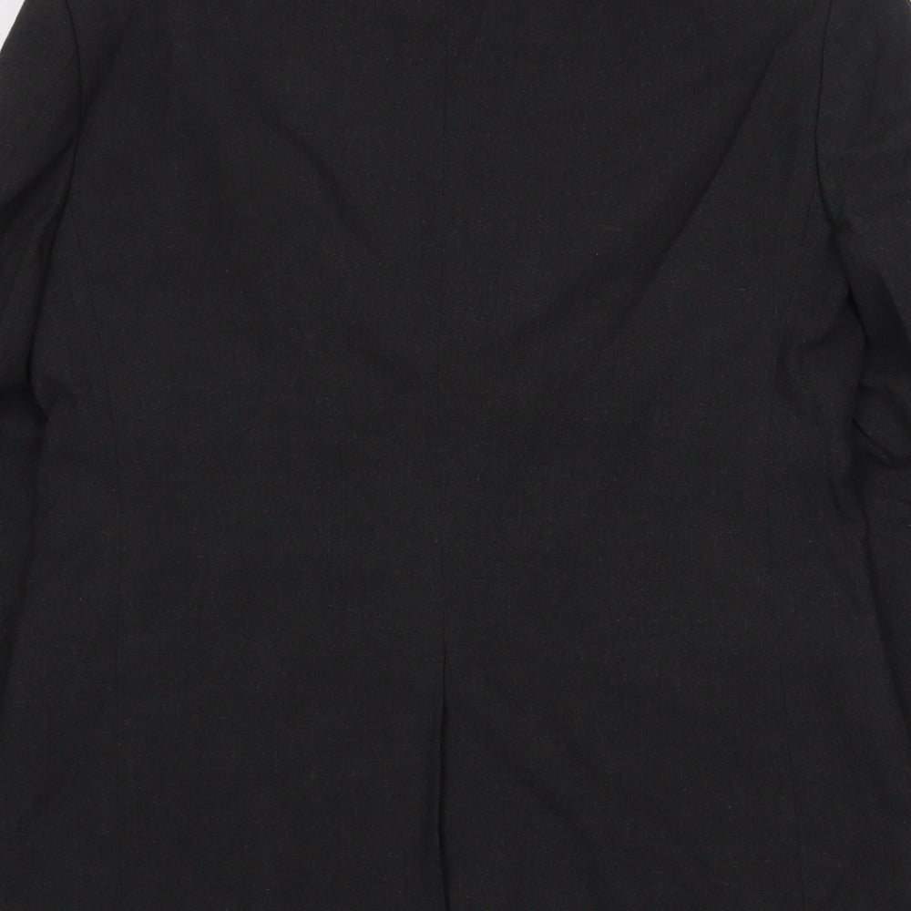 Marks and Spencer Mens Grey Polyester Jacket Blazer Size 38 Regular
