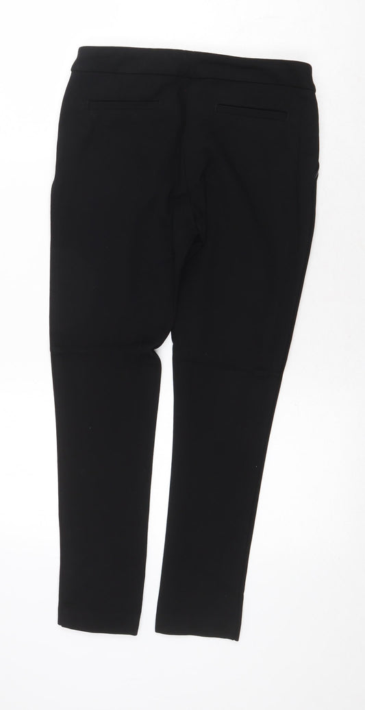 SC Montreal Womens Black Viscose Trousers Size 28 in Regular Zip
