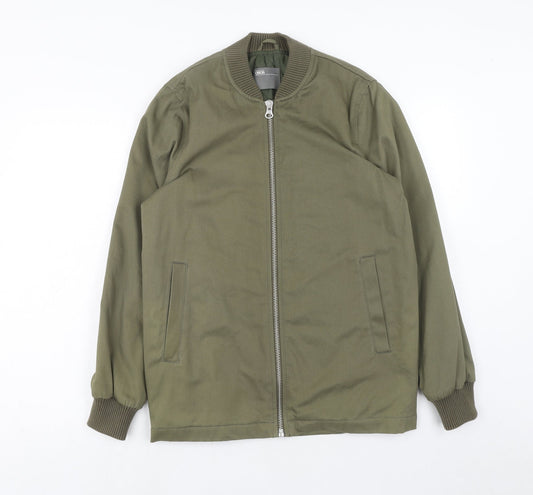 ASOS Mens Green Jacket Size XS Zip