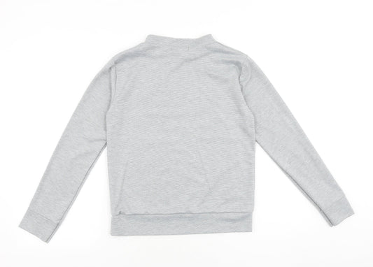 Great Feeling Womens Grey Polyester Pullover Sweatshirt Size S Pullover - Vogue