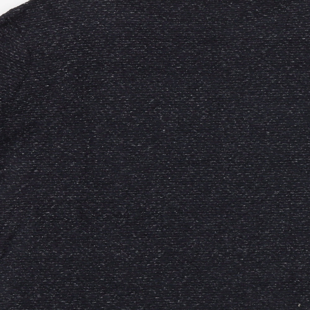 Marks and Spencer Womens Blue Round Neck Polyester Pullover Jumper Size 14