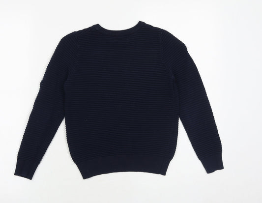 Matalan Boys Blue Cotton Pullover Sweatshirt Size 8 Years Pullover