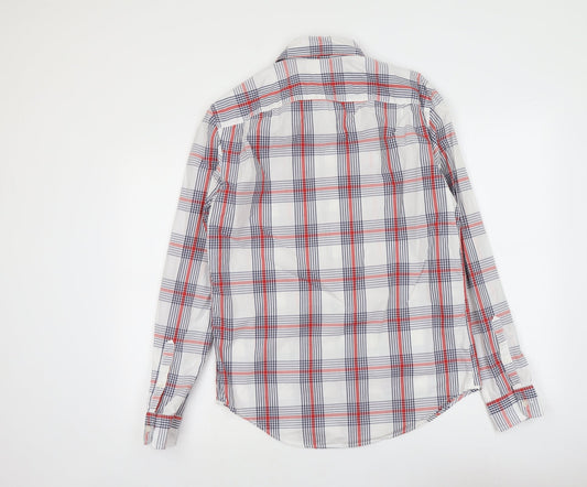 Gap Mens Multicoloured Geometric Cotton Button-Up Size S Collared Button