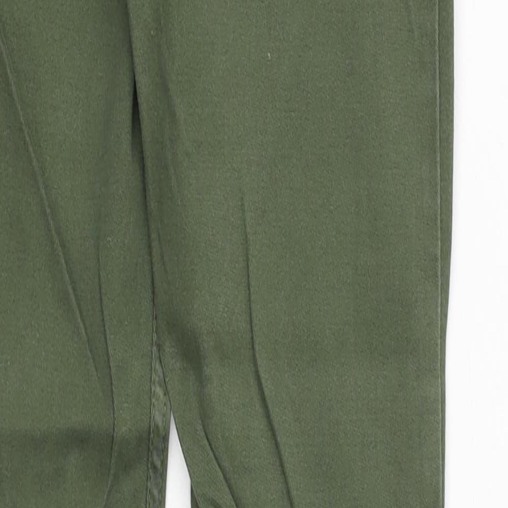 Hollister Womens Green Cotton Skinny Jeans Size 24 in Regular Zip