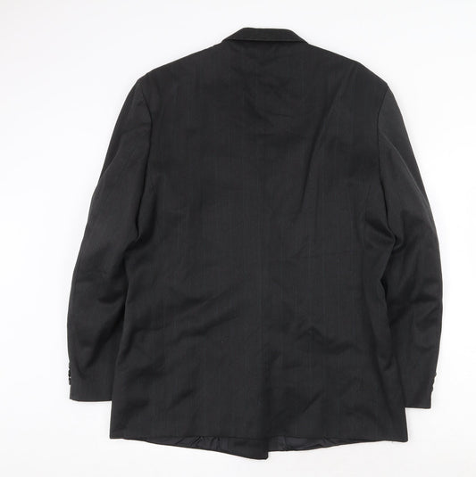 Topman Mens Grey Polyester Jacket Suit Jacket Size 42 Regular