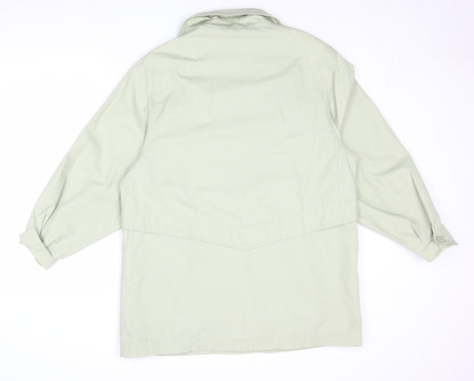 Telemac Womens Beige Jacket Size 14 Button