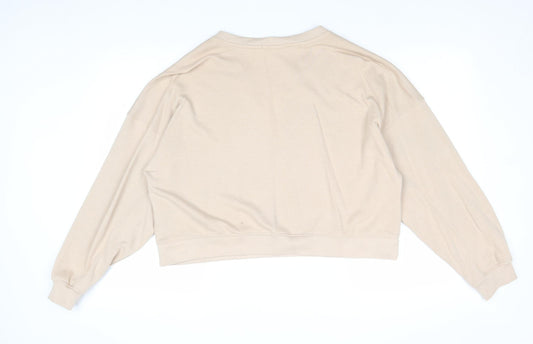 Missguided Womens Pink Polyester Pullover Sweatshirt Size 12 Pullover