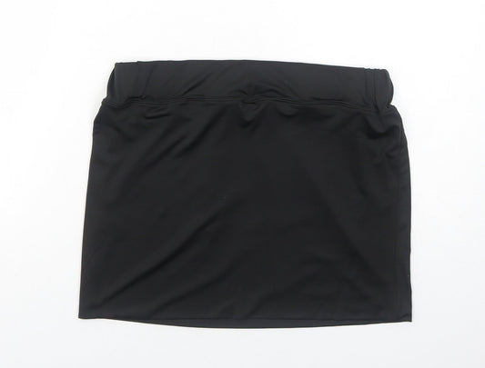 Nearkin Womens Black Polyester Bandage Skirt Size L