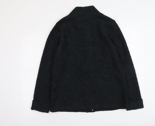 Marks and Spencer Womens Green Jacket Size 12 Zip