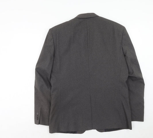 Taylor & Wright Mens Grey Polyester Jacket Suit Jacket Size 40 Regular