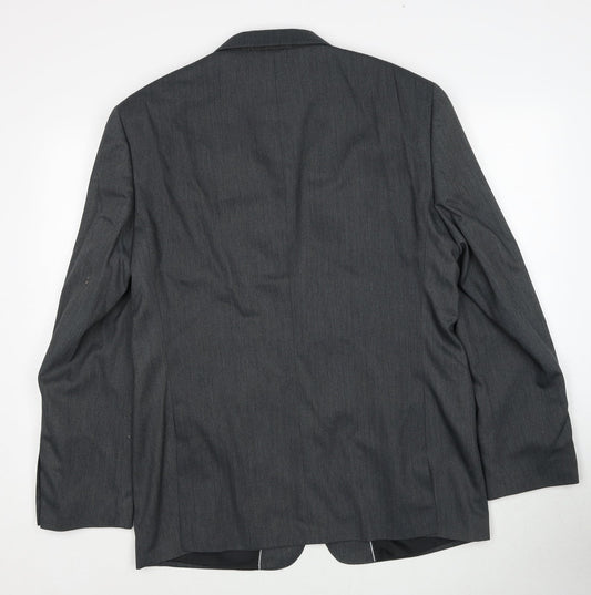Charlton Grey Mens Grey Polyester Jacket Suit Jacket Size 42 Regular