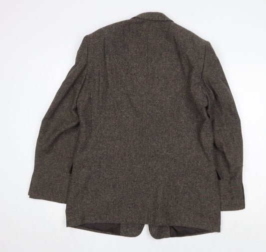 Lavie Mens Grey Wool Jacket Blazer Size 40 Regular