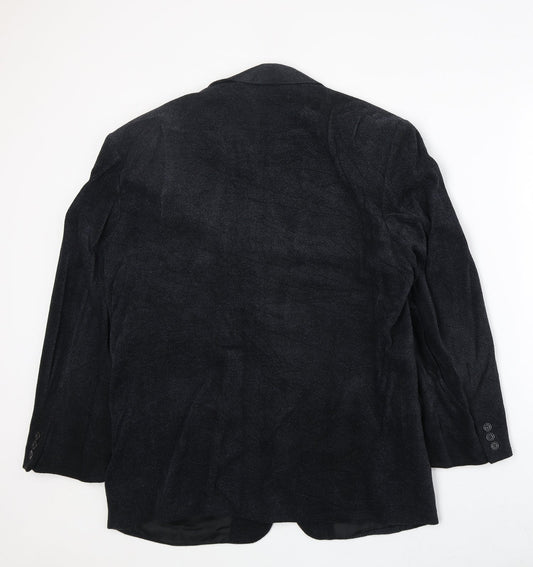 Marks and Spencer Mens Grey Viscose Jacket Blazer Size 42 Regular