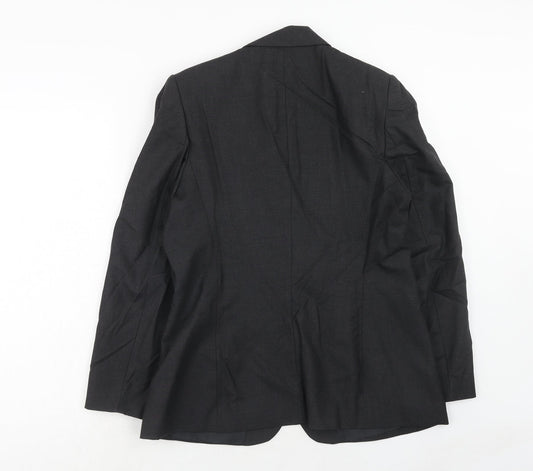 NEXT Womens Grey Wool Jacket Suit Jacket Size 14