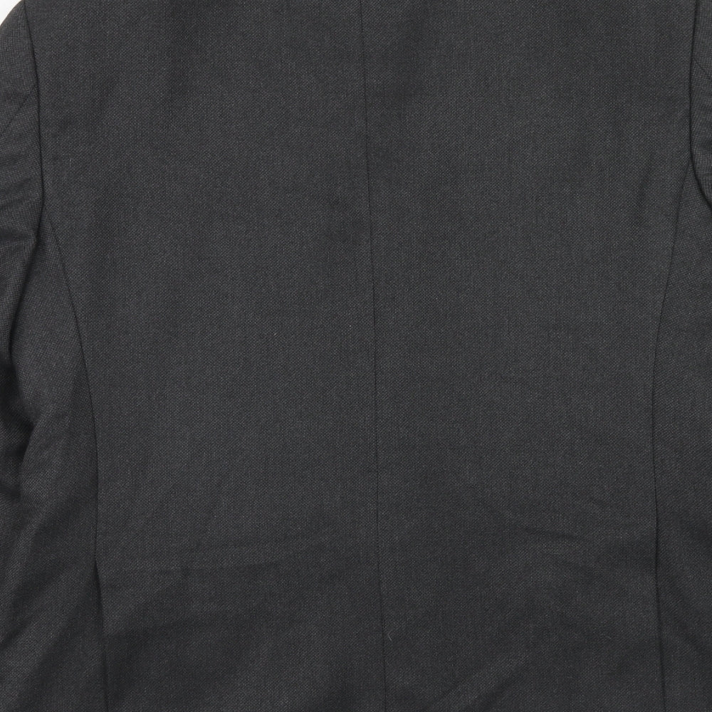 Marks and Spencer Mens Grey Polyester Jacket Suit Jacket Size 42 Regular