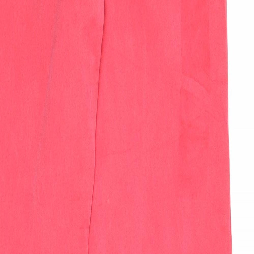 Yes Yes Womens Pink Cotton Skinny Jeans Size 10 Regular Zip