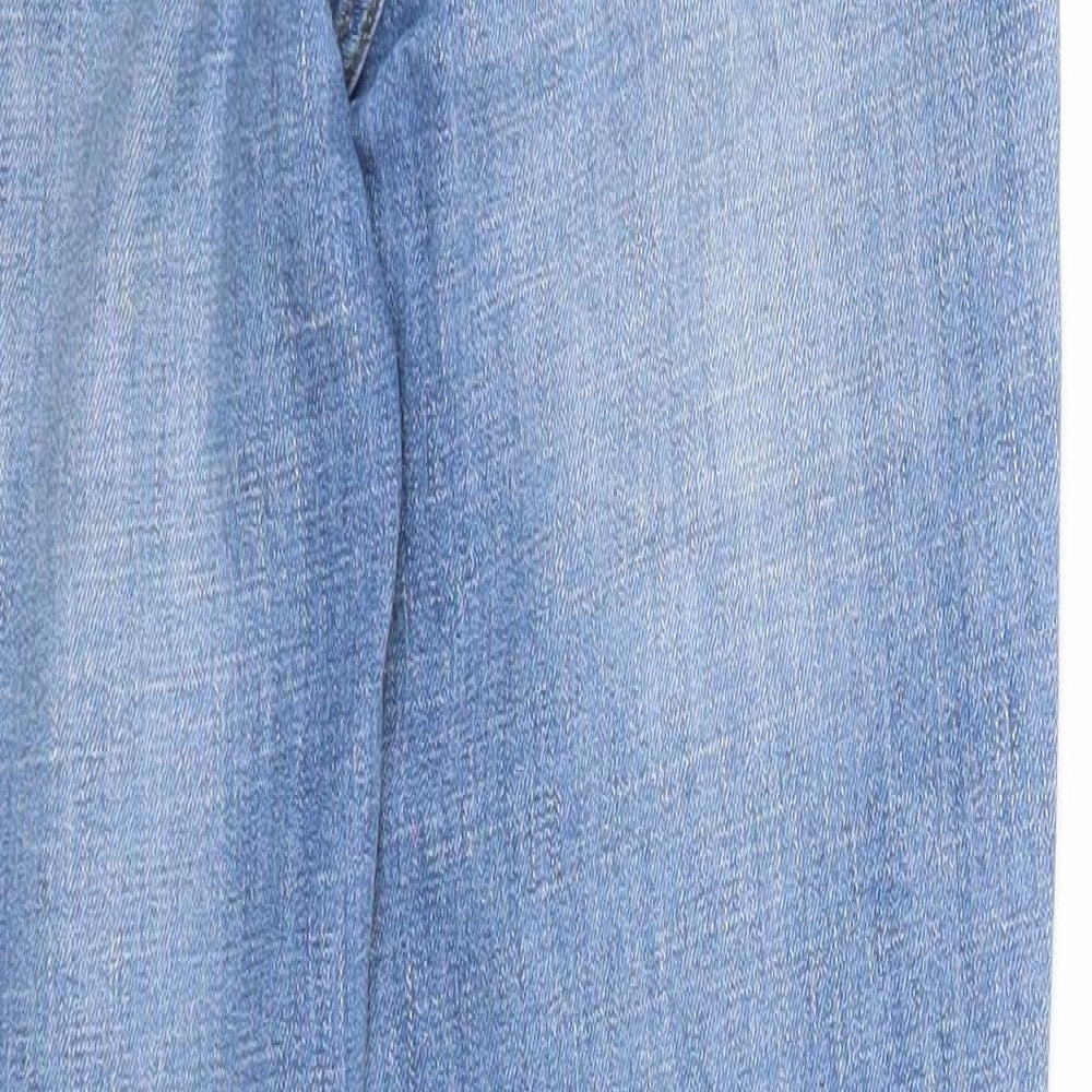 Gap Womens Blue Cotton Skinny Jeans Size 26 in Regular Zip