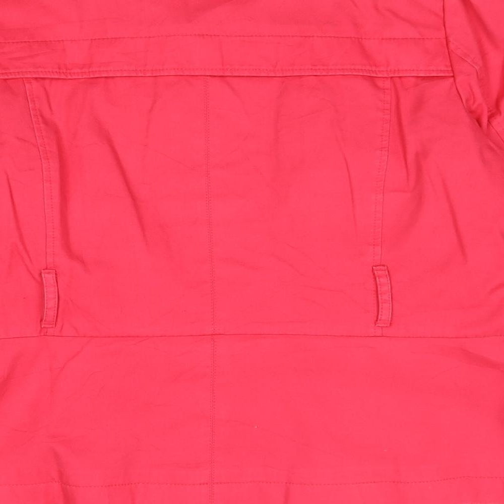 Marks and Spencer Womens Pink Jacket Size 16 Button