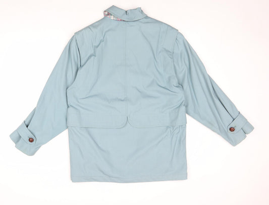 Telemac Womens Blue Jacket Size S Zip