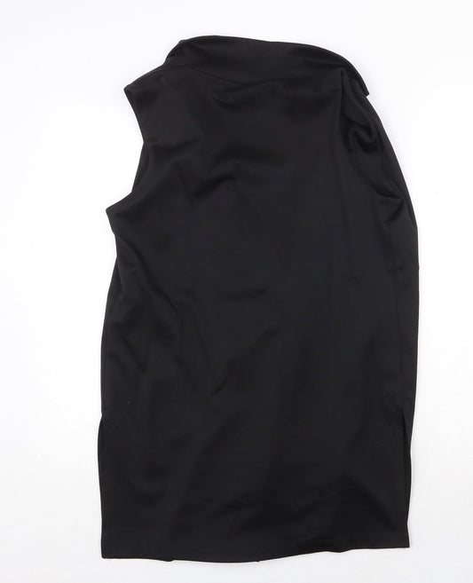 New Look Womens Black Jacket Waistcoat Size 12 - Open