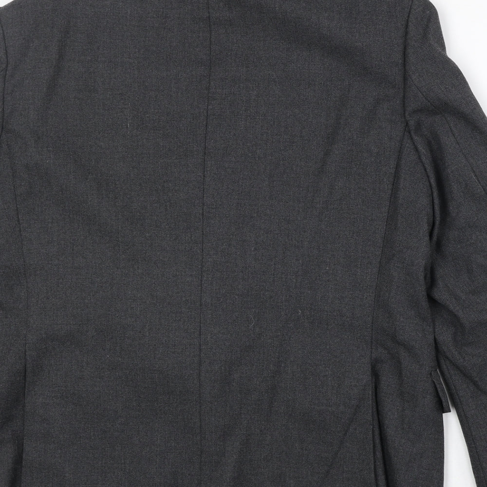 Marks and Spencer Mens Grey Polyester Jacket Suit Jacket Size 42 Regular