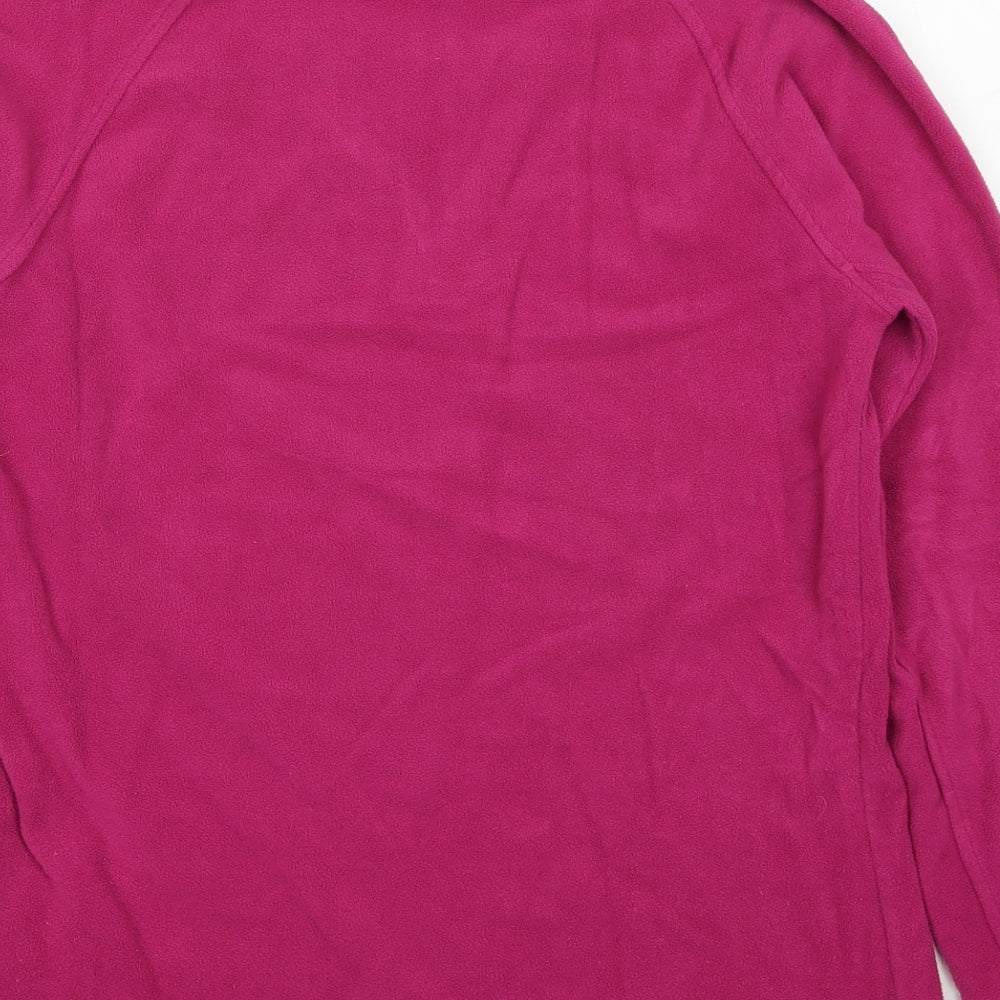 Mountain Life Womens Pink Polyester Pullover Sweatshirt Size 12 Pullover