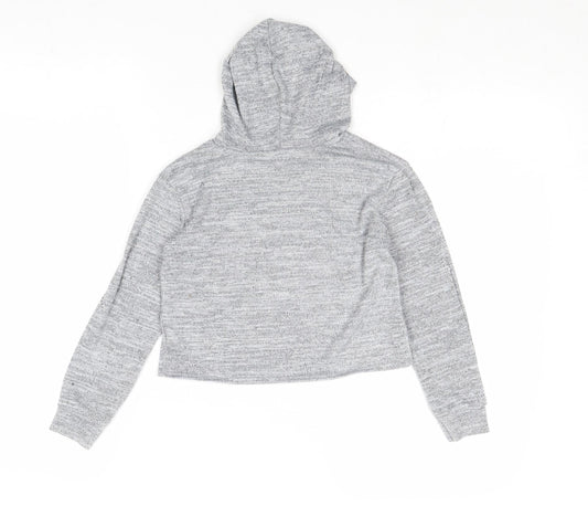Very Girls Grey Polyester Pullover Hoodie Size 7 Years Pullover - Get It Girl