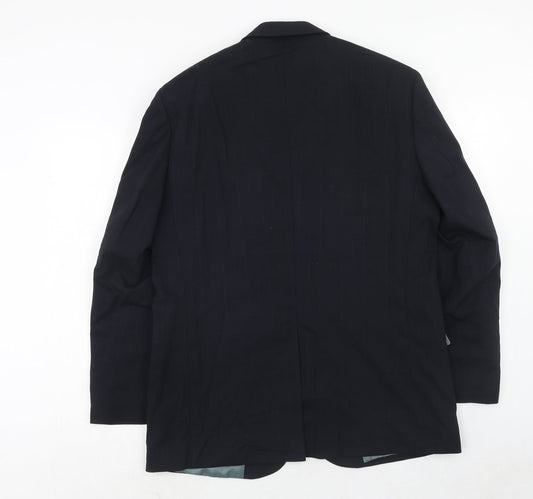 Marks and Spencer Mens Blue Wool Jacket Suit Jacket Size 40 Regular