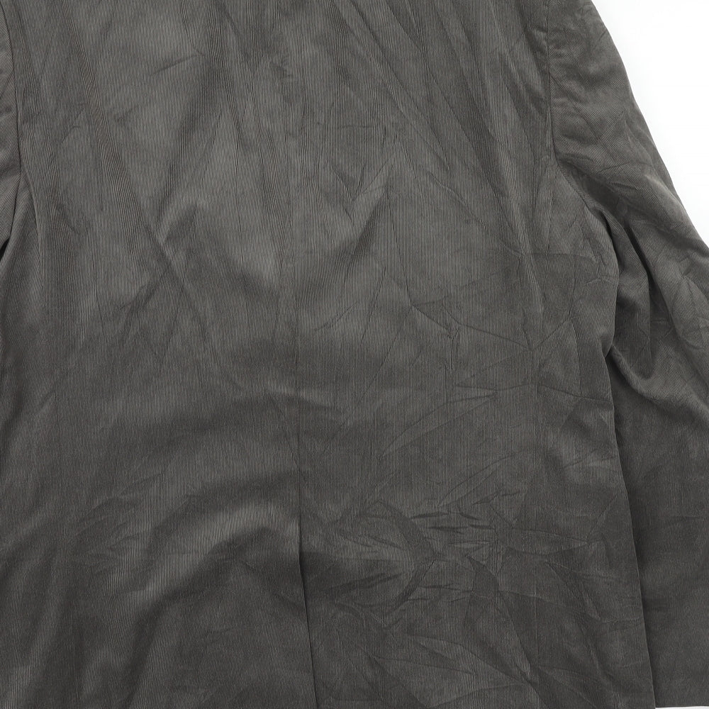 Marks and Spencer Mens Grey Polyester Jacket Blazer Size 42 Regular