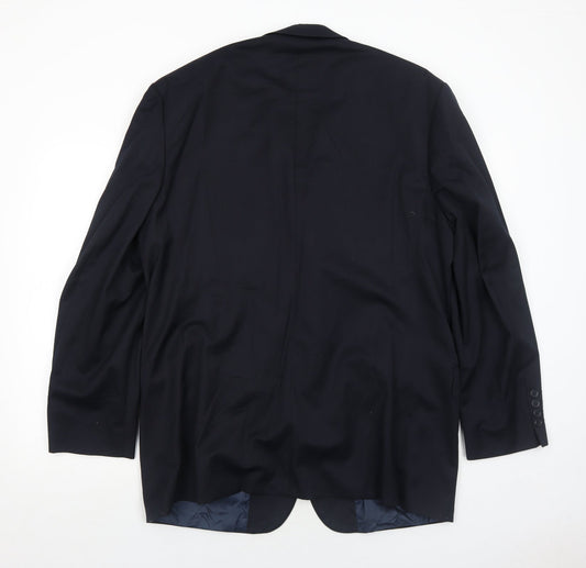 Coleman&Watson Mens Blue Wool Jacket Suit Jacket Size 44 Regular