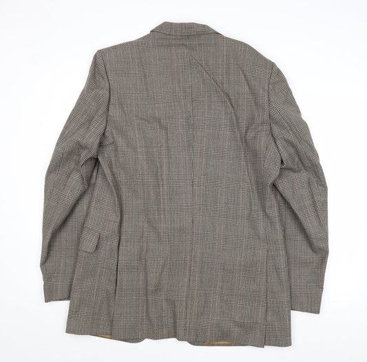 Marks and Spencer Mens Brown Wool Jacket Suit Jacket Size 42 Regular