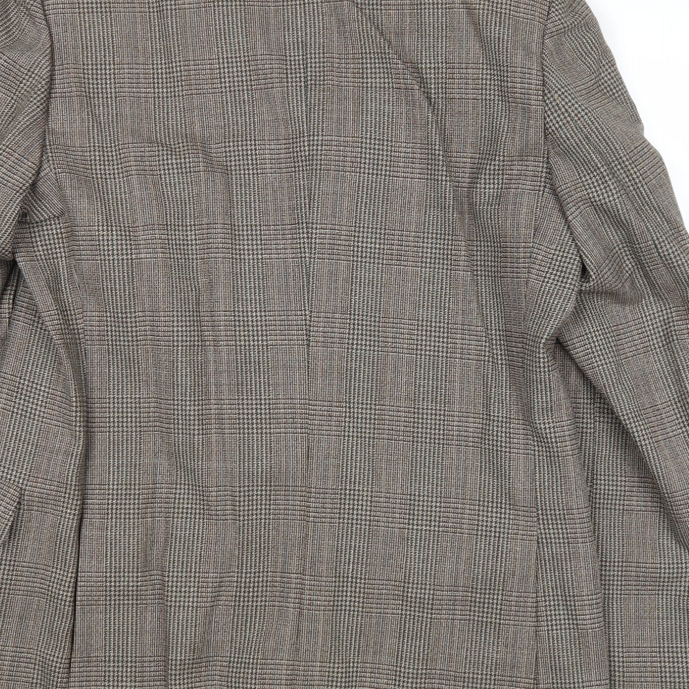 Marks and Spencer Mens Brown Wool Jacket Suit Jacket Size 42 Regular