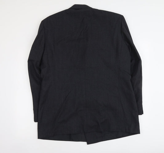 Marks and Spencer Mens Blue Polyester Jacket Suit Jacket Size L Regular