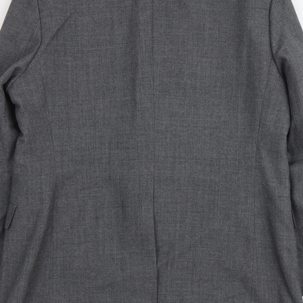 Marks and Spencer Mens Grey Polyester Jacket Suit Jacket Size M Regular