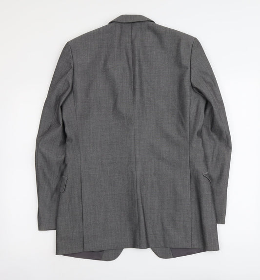 Marks and Spencer Mens Grey Polyester Jacket Suit Jacket Size M Regular