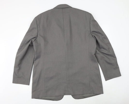 Taylor & Wright Mens Grey Polyester Jacket Suit Jacket Size 46 Regular