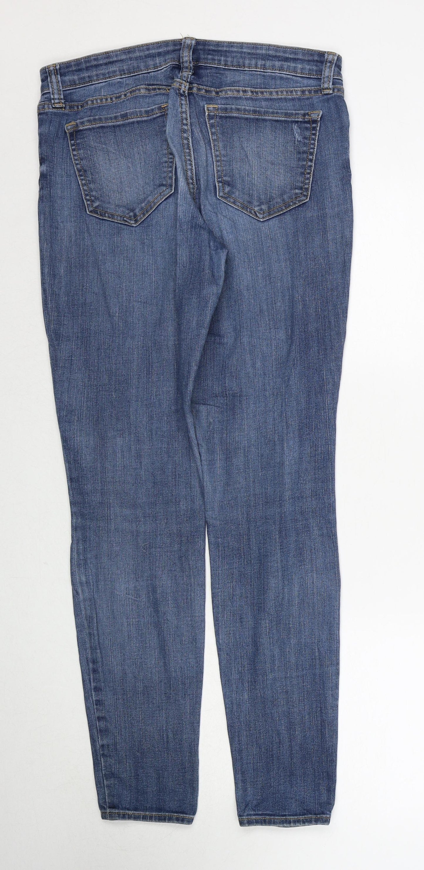 Gap Womens Blue Cotton Jegging Jeans Size 8 Regular Zip
