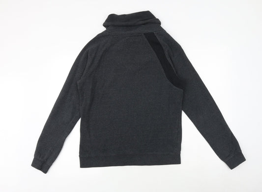 Your Turn Womens Grey Cotton Pullover Sweatshirt Size S
