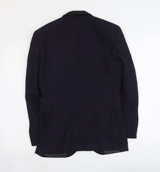 NEXT Mens Blue Polyester Jacket Suit Jacket Size S Regular