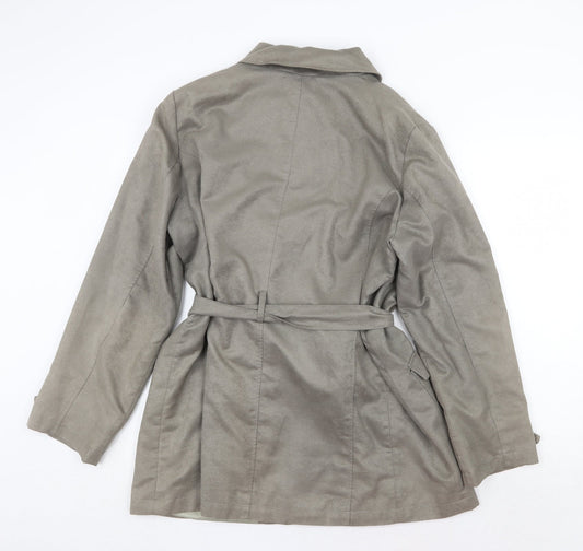 Bonmarché Womens Green Jacket Size L Zip
