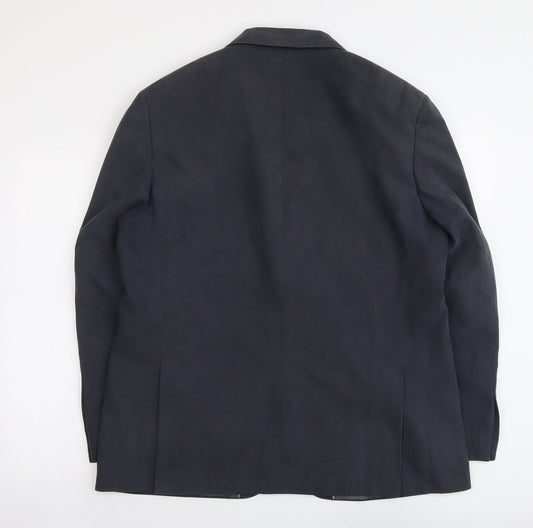 Marks and Spencer Mens Blue Polyester Jacket Suit Jacket Size 44 Regular