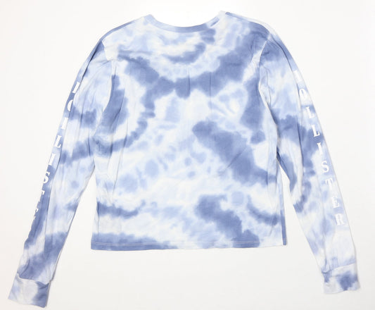 Hollister Womens Blue 100% Cotton Basic T-Shirt Size XS Round Neck