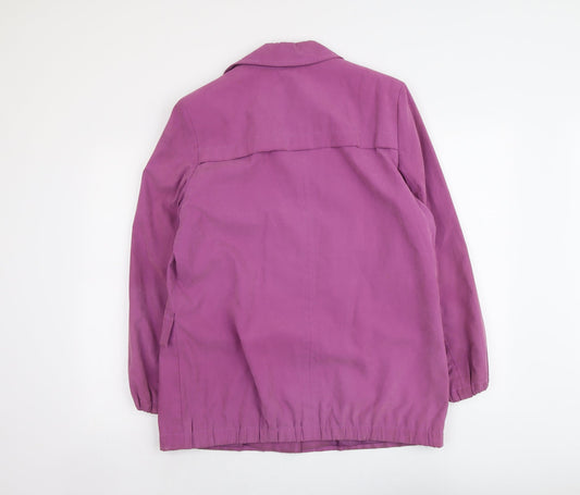 EWM Womens Purple Jacket Size 14 Button