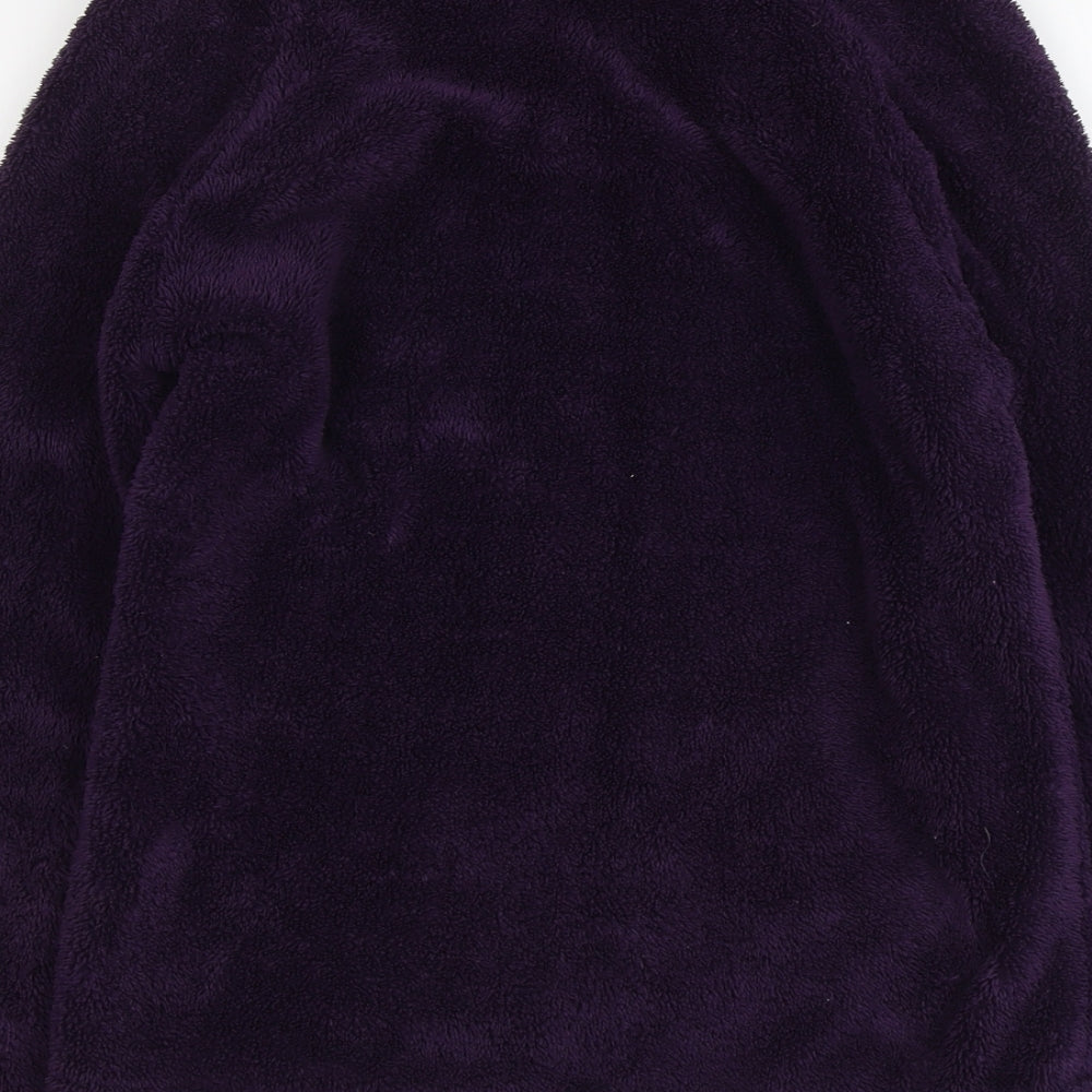 Marks and Spencer Womens Purple Polyester Pullover Sweatshirt Size 8 Pullover